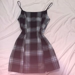Mini Plaid Dress